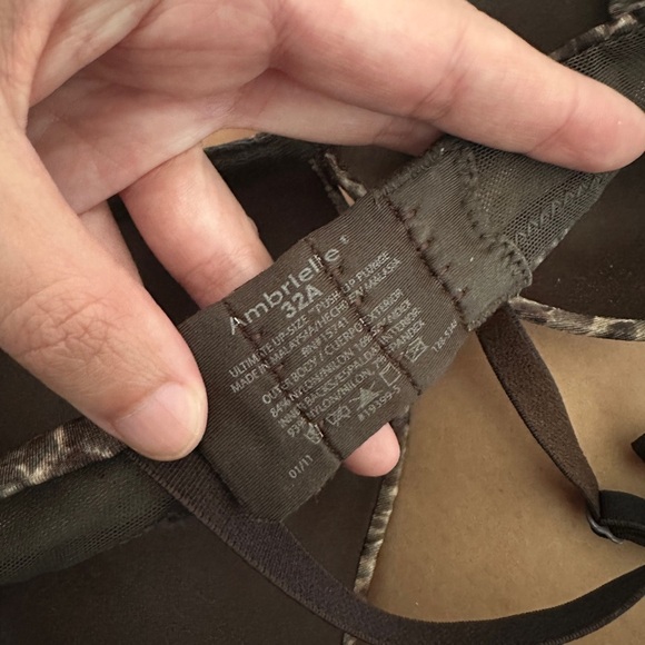 Ambrielle Snake Print Bra 32A - Picture 3 of 4